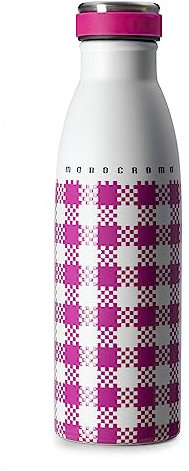 Pigna-0232771FU Borraccia Termica, Tinta Unita, Colore Fucsia, 500 ml, 0232771FU
