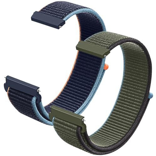 CeiBand armband nylon mjuka sportband klockarmband ersättningsband med kardborreband justerbart klockarmband män och kvinnor