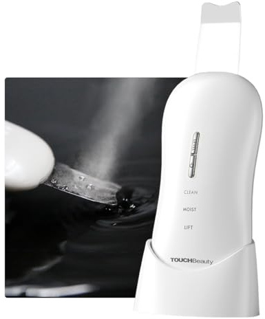 TOUCHBeauty AG-1887A - Dispositivo esfoliante per il viso senza fili con 3 modalità e regolazione continua della velocità per pulizia profonda dei pori e peeling, carica di tipo C AG-1887A