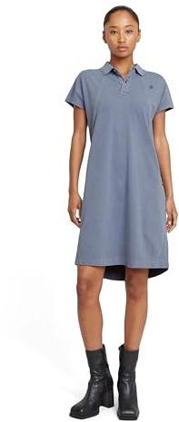 G-STAR Para Mujer Vestido Seam Detail Polo, Púrpura (amann GD D25910-D756-H324), XXS
