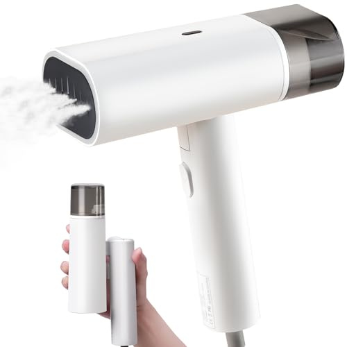 Dampfer für Kleidung, Handdampfer mit Horizontalem und Vertikalem Dampfen, Steamer Dampfglätter 20s Aufheizen 120ml Wassertank Konstante Dampfleistung