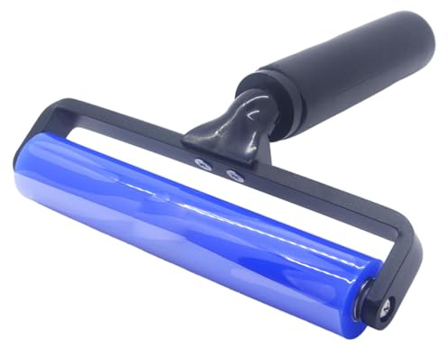 Ngbbby Rouleau à Peluches pour Poils d'animaux Extra Collant 8 Pouces, Rouleau à Peluches en Silicone réutilisable Lavable Antistatique pour Plusieurs Animaux de Compagnie, épilateur