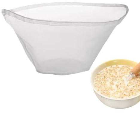 Sacchetti In Stoffa Per Formaggio - Colino Per Latte Alle Noci A Maglia Fine, Cotone Non Sbiancato Riutilizzabile, Filtro Per Caffè Freddo, Colino Per Gelatina Di Yogurt, Sacco Per Filtri Culinari | S