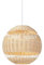 Qazqa - Art Deco Pendelleuchte I Esstisch I Esszimmer I Pendellampe I Hängelampe I Pendellampe I Pendelleuchte I Lampe I Leuchte im Landhausstil weiß mit Rattan - Rattan I Wohnzimmer I Schlafzimmer -