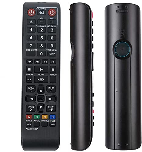 VINABTY AK59-00148A Télécommande de Remplacement pour Samsung Blu-Ray Disc Player BD-E5500 BD-ES6000 BD-E6100 BD-ES6000E BD-ES7000 BDE5500 DE6100 BDES6000 BDP1500 BDP1580 BDP1600A