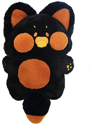 LICHENGTAI Chat en Peluche Joufflu en Peluche Poupée Chaton Oreiller de Câlin d'animaux Peluche Douce pour Enfant, Coussin Confort Coussins en Peluche pour Chat Poupées d'animaux Kawaii pour Cadeau