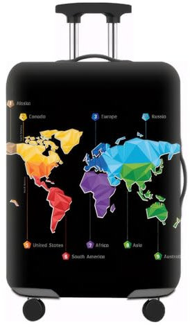 Pinsheng Elastisch Reise Kofferhülle Waschbar Kofferschutzhülle 18-32 Zoll Kofferschutzhülle Gepäck Cover Reisekoffer Hülle Schutzhülle mit Band für Koffer (XL29-32Inch)
