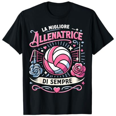 La Migliore Allenatrice Idea Regalo Allenatrice Pallavolo Maglietta