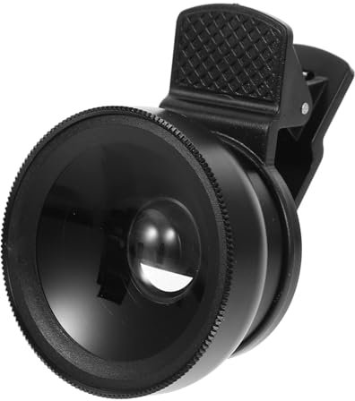 HOMOCONO Wide Angle Macro Lens for Smartphones Dual-use Phone Camera Lens with Clamp Compatibility for Design for Wider Scenes Close-ups