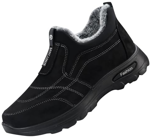 Vandringsskor, herr, vattentäta, vinterskor herr fodrade, herrlöparskor, lätta skor, vinter, sportskor, slip-on, sneakers, mjuka sneakers, halkfria utomhusskor för fritid, camping