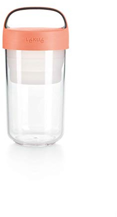 Lékué Jar to Go 600 ml Coral