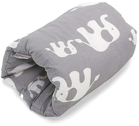 HOBEA-Germany Mini Almohada de Lactancia pequeña Almohada de Lactancia de Viaje en Diferentes diseños (Familia de Elefantes)