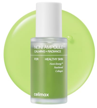 celimax Noni Energy Ampoule 30ml | with Noni Extract, Hydrating, Moisturizing & Soothing Serum for Dark Spots & Fine Lines, Anti Aging, Brightening For Face, Facial Astringent