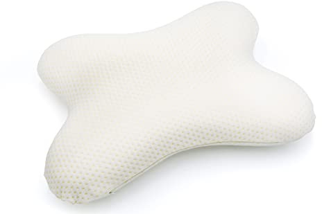 Lifenaxx Coussin Ergonomique Papillon LX-036 – Oreiller en Mousse à Mémoire pour Dormeurs Latéraux & Dorsaux – Certifié Oeko-TEX 100, Respirant, Indéformable, Housse Lavable, pour Nuque, Épaules