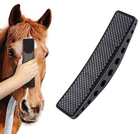 DHinkyoung Horse Massage Comb,6-in-1 Horses Hair Brush,TPR Horse Grooming Brushes, Pet Root Brush for Horses Dogs and Cats Grooming Shedding