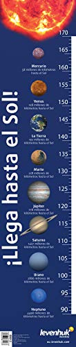 Levenhuk Reach for The Sun Educational Growth Chart – a Fun Way to Learn All The Planets of The Solar System (Spanish Edition)