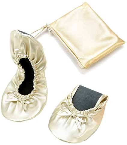Zapatillas de Ballet Plegables y Portátiles de Mujer Bailarinas