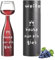 Botella de Vino 750ml Copas de Vino Regalos para Mujeres para Cumpleaños Regalos Divertidos para Hombres Ideas para Mamá, Hermana