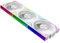 Jungle Leopard Interstellar-V2RS Infinity Mirror Reverse Blade ARGB PC Lüfter 120MM UNI Daisy Chain 3er Pack,1850 RPM,68 CFM,Weiß(V2RS,White Reverse Flow)