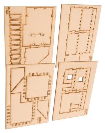 TOYANDONA Holzpuzzle-modellbausatz Im Maßstab 1:72 Hütte Im Nahen Osten Für Bastel- Und Dekorationszwecke Für Kinder