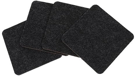 OFFSCH 16 Pz sottobicchieri in feltro sottobicchieri portatili sottobicchiere in feltro tovaglietta stuoia cucina home decor del caffè pad per tazza di caffè sughero Black