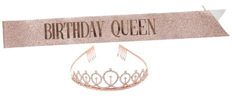 EPIGEIST 1set Compleanno e Fascia Per Ragazze Accessori Festa Con Cintura Elegante e Per Celebrazioni Indimenticabili