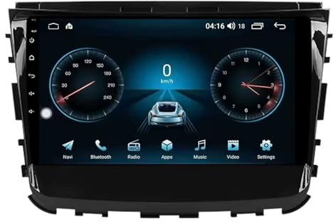 Autorradio Android 14 para SsangYong Rexton Y450 Y400 Musso 2 2018-2021 unidad principal Bluetooth Navegación GPS Radio de 9 pulgadas con pantalla táctil GPS Bluetooth WiFi FM y cámara de visión trase
