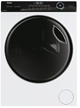 Haier I-Pro Series 5 HW100-B14959U1-S Machine à laver à chargement frontal 10 kg, intelligence artificielle, WiFi, fonction vapeur rafraîchissante, moteur Direct Motion, antibactérien, 1400 tr/min,