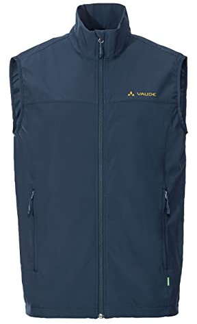 VAUDE Herren Mens Hurricane Vest Iii Weste, Dark Sea/yellow, L EU