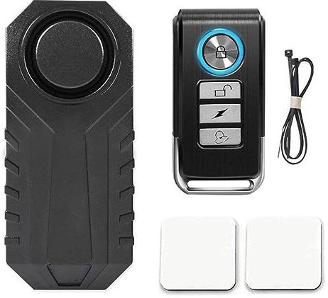 Wasserdichte Fahrrad-Alarmanlage Fernbedienung Fahrrad Motorrad Elektroauto Fahrzeug Sicherheit Anti Verlust Erinnerung Vibration Warnung Alarm Sensor