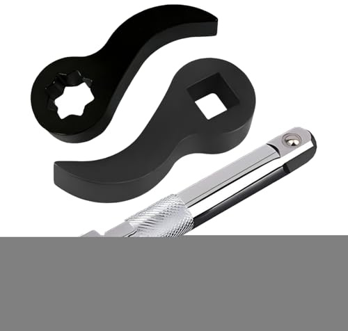 Pry Bar Adaptateur - Clé à cliquet - Outil de fixation Crowbar | Connecteur de bras de traction renforcé Adaptateur de trafic demi-essieu adapté Garage Entretien Atelier de réparation Station frontale