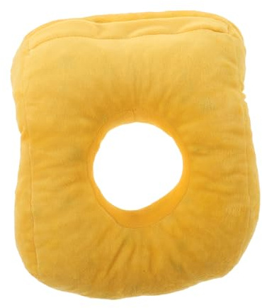 STOBAZA Almohada Viscoelástica de con Diseño Donut para Dormir Boca Abajo y Recuperación Postcirugía Cojín Ergonómico para Siestas y Descanso Funda Desmontable y Lavable para Hombres y
