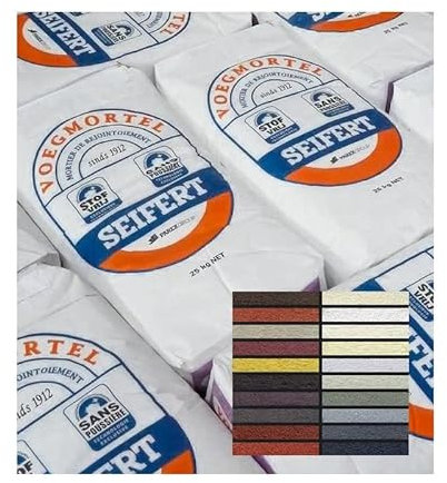 Colored and Waterproof Grouting Mortar - Seifert - 919 - Light Yellow