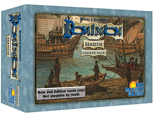 Dominion: Seaside 2nd Edition Update Pack – Erweiterungskarten-Pack, Rio Grande Spiele, ab 14 Jahren, 2-4 Spieler