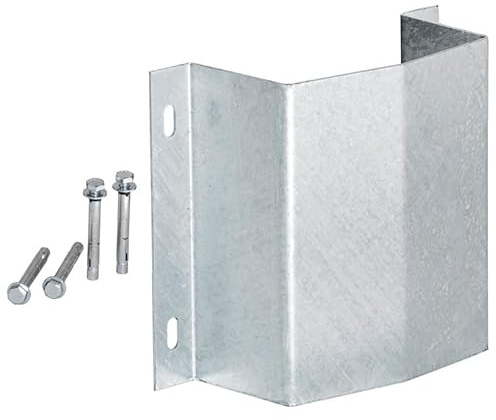 INDUSTRIAS DUERO - PROTECTOR DE BAJANTES - Acero galvanizado en caliente - - Protección de Ø120 mm máximo - Tacos de anclaje incluidos