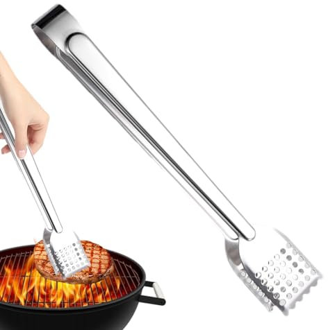 Pinzas de cocina de acero inoxidable, pinzas para para cocinar barbacoa para salchichas, pinzas para servir de acero inoxidable Pinzas para Funciones ergonómicas