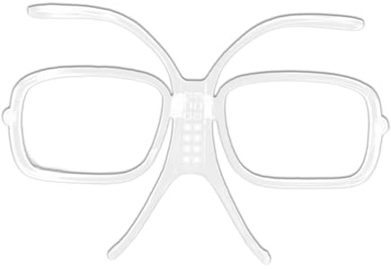 FOLODA Adaptador de inserción de gafas de snowboard ajustable para gafas de esquí y snowboard, accesorios cómodos