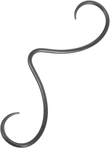 BESTOMZ Gioielli per Piercing Setto Nasale Anello Baffi, Anelli al Naso in Acciaio Inox, Metallo Resistente e Antiruggine, Piercing Naso per Uso Corpo Intero, Colore Nero