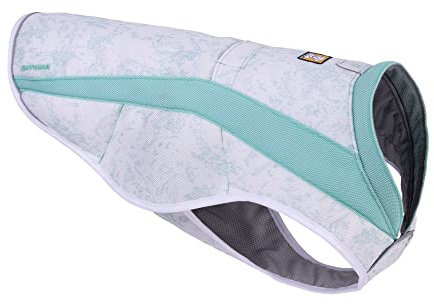 RUFFWEAR Swamp Cooler Vest, Dog Jacket for Hot Weather, SPF 50+, Maximum Coverage, Cooling Cover with Harness/Lead Portal, Sun Protection to Keep Pets Cool, Sage Green (X-Large, 91-107 cm)