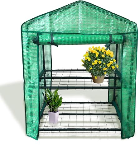 Serre De Jardin FISHTEC étagère 2 en 1