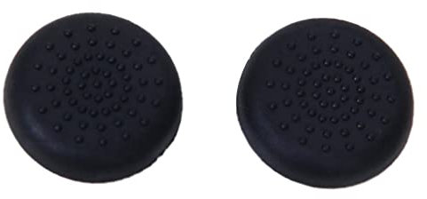 1 paire de capuchons de joystick de rechange pour manette de PS4 – Noir