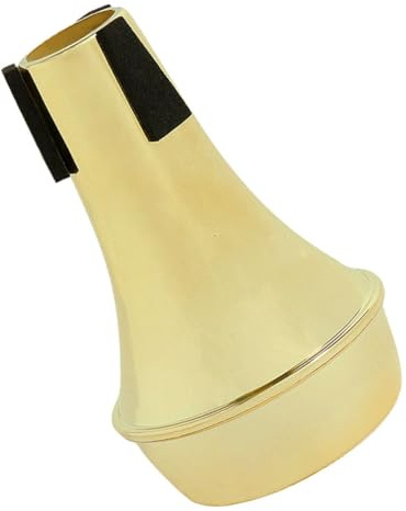 TOYANDONA 1 Pc Trompeta Muda Silenciador De Trompeta Ligero Práctica De Trompeta Silenciosa Sordo Directo De Trompeta Sordo De Trompeta De Goma Derecho Horn Metal Copa De Cuerno Abdominales