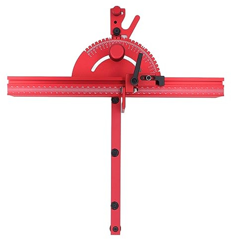 Tischkreissägen-Gehrungslehrensystem, Präzises, Langlebiges Graviermaschinenzubehör für Hochpräzise Holzbearbeitung, T-Schiene aus Aluminiumlegierung