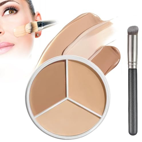 Correttore Correttori,Concealer Palette,3in1 Concealer,Correttore Crema,Concealer Palette,Full Coverage Concealer,Viso Correttori Makeup,Concealer Palette Makeup,Cream Palette,per Hide Imperfezioni