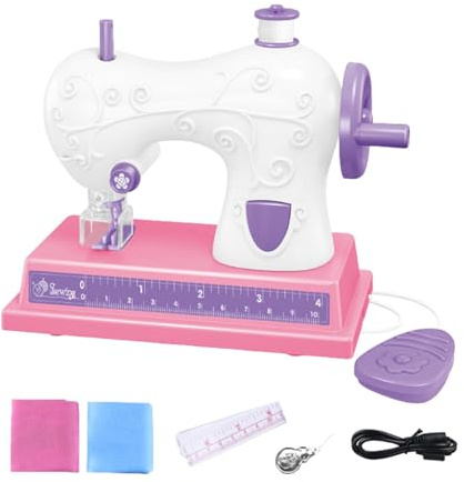 Jouet de machine à coudre pour enfants - Jouet de machine à coudre, machine à coudre pour enfants | Machines à coudre pour débutants en voyage, petite machine à coudre, outil à coudre avec Ba