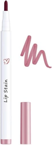 Lip Stain, Lip Tint Pen, Cream Glide Lip Liner, WaterproofMoisturizing Long Lasting Colour Lip Marker, Lightweight Hydrating Matt Lippen Liner Pen With 6 Colors To Choose (#03, 1.7ml)