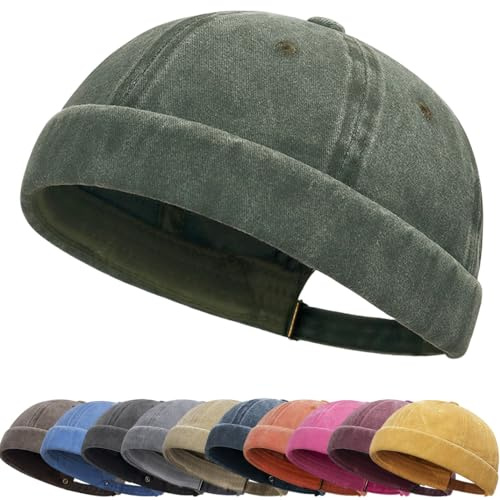 Gorra Docker Hombre Docker Hat Mujer Sombrero Docker para Hombre Talla única Gorros Retro Algodón Ocala Verano Gorra Docker Cierre autoadherente Primavera