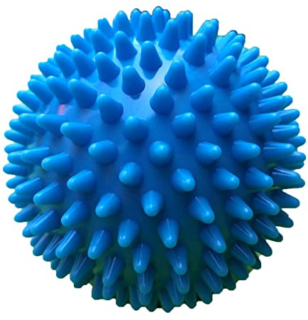 Greensen 7.5 Cm Bola de Masaje de PVC, Puntiaguda Dura para Puntos Gatillo para Aliviar el Dolor Muscular y la Fascitis Plantar, con Material Ecológico No Tóxico para Relajación de (cielo)