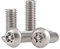 ANSIEDIO Linsenkopfschrauben Torx - Flachkopfschrauben Innensechsrund (TORX) Edelstahl Rundkopfschrauben M8×30mm,3 pcs
