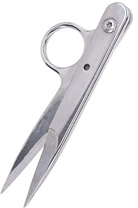 Tijeras para Hilo, Cortador en Forma de V para Punto de Cruz, Tijeras para Hilo de Doméstica, Tijeras de Pesca de Acero Inoxidable para Uso doméstico.